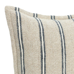 Delgada Natural/Blue 26"x26" Throw Pillow (Set of 2)