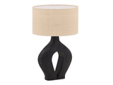 Delilah Black/Beige Table Lamp - Ornate Home
