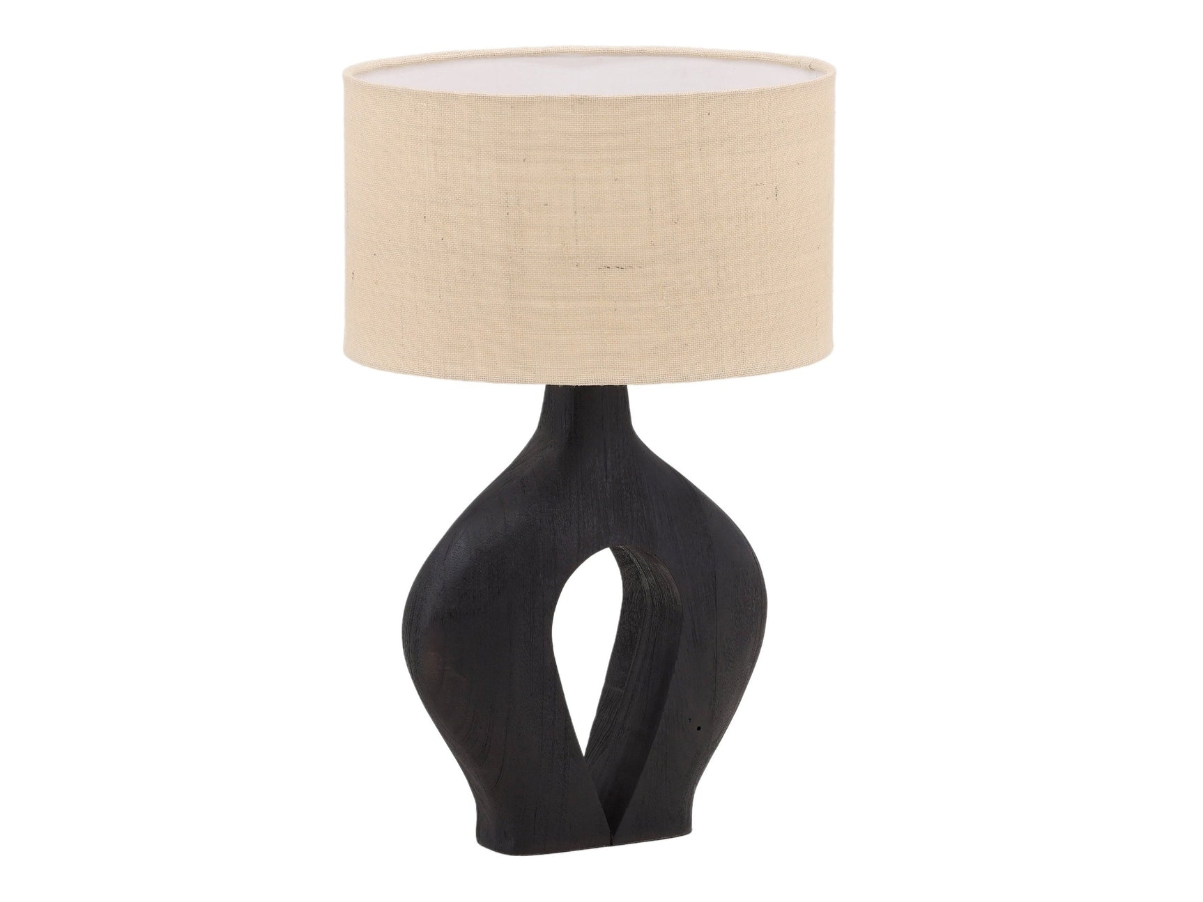 Delilah Black/Beige Table Lamp - Ornate Home
