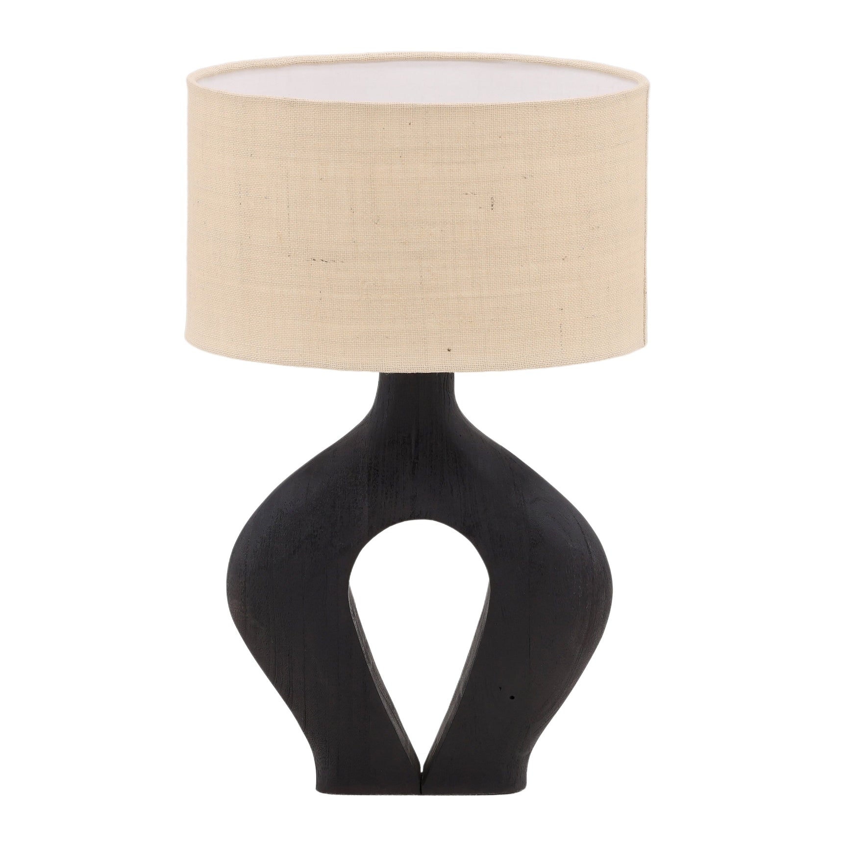Delilah Black/Beige Table Lamp - Ornate Home