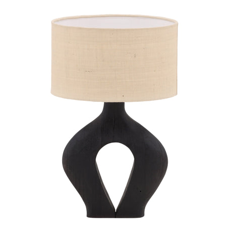 Delilah Black/Beige Table Lamp - Ornate Home
