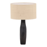 Delilah Black/Beige Table Lamp - Ornate Home