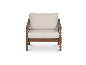 Delilah Brown Outdoor Accent Chair - Ornate Home