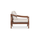 Delilah Brown Outdoor Accent Chair - Ornate Home