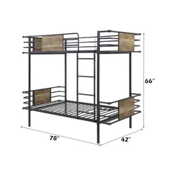 Deliz Twin/Twin Bunk Bed - Ornate Home