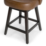 Della Camel Counter Stool - Ornate Home