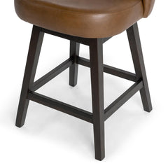 Della Camel Counter Stool - Ornate Home