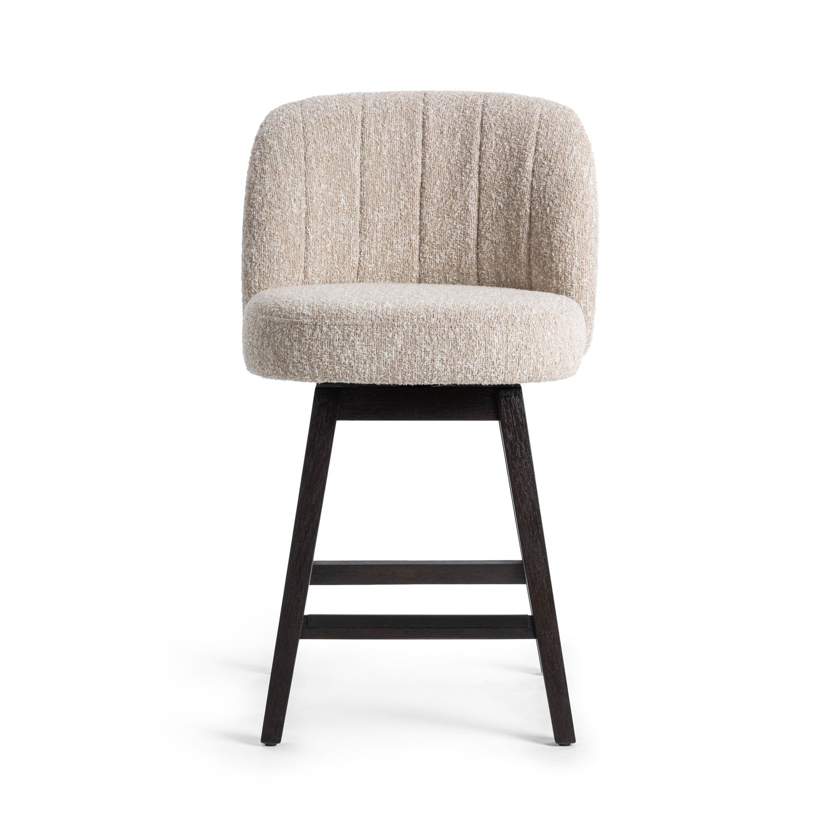 Della Sandy Cream Counter Stool - Ornate Home