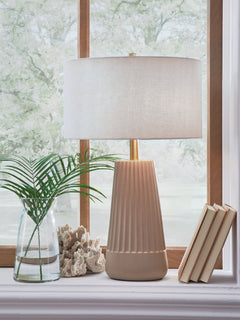 Dellner Mocha Table Lamp - Ornate Home