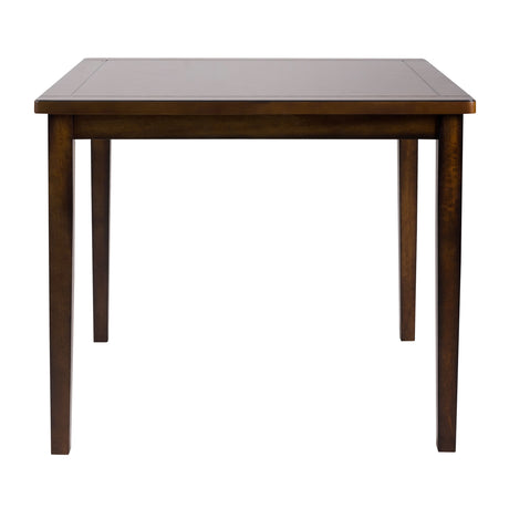 Delmar Espresso/Black 5-Piece Pack Counter Height Set - Ornate Home