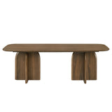 Delmon Dark Walnut Dining Table - Ornate Home