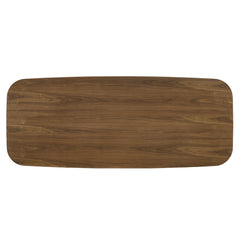 Delmon Dark Walnut Dining Table - Ornate Home