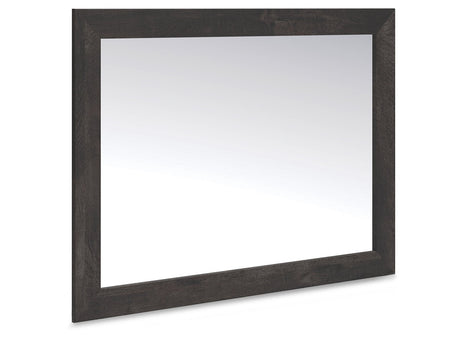 Delmorta Dark Gray Bedroom Mirror - Ornate Home