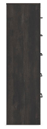 Delmorta Dark Gray Chest of Drawers (Online Special Price) - Ornate Home