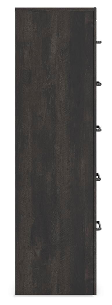 Delmorta Dark Gray Chest of Drawers (Online Special Price) - Ornate Home