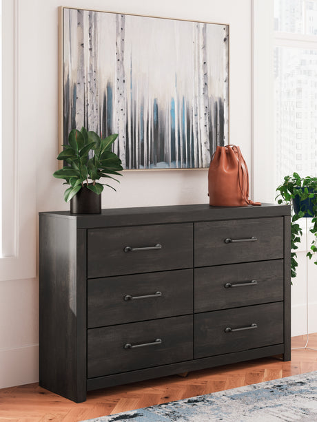 Delmorta Dark Gray Dresser - Ornate Home