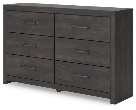Delmorta Dark Gray Dresser - Ornate Home