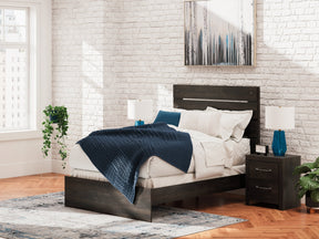 Delmorta Dark Gray Full Panel Bed (Online Special Price) - Ornate Home