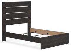 Delmorta Dark Gray Full Panel Bed - Ornate Home