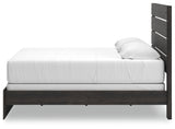 Delmorta Dark Gray King Panel Bed - Ornate Home