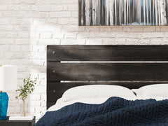 Delmorta Dark Gray King Panel Bed - Ornate Home