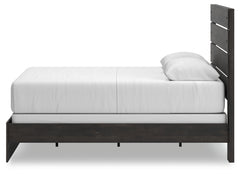 Delmorta Dark Gray Queen Panel Bed - Ornate Home