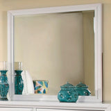 Delphie White Mirror - Ornate Home