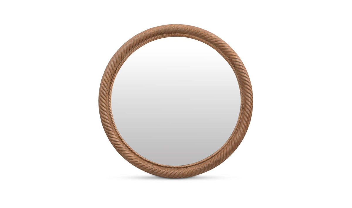 Delphine Natural Large Mirror - Ornate Home