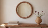Delphine Natural Large Mirror - Ornate Home