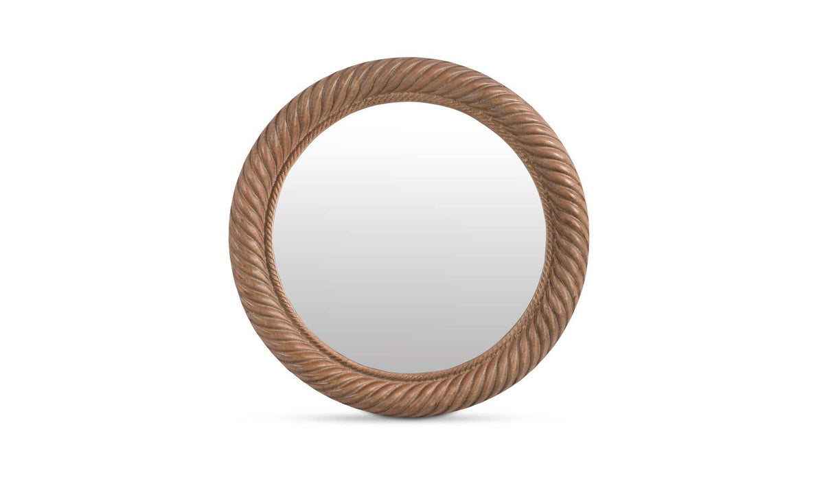 Delphine Natural Small Mirror - Ornate Home
