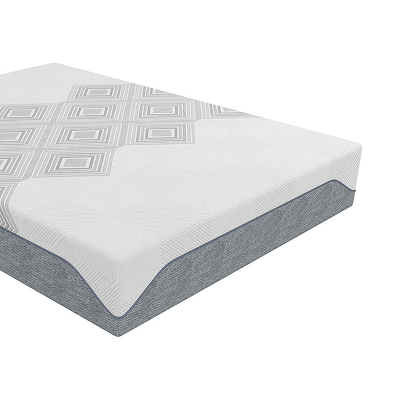 Delphinium White/Gray Cal.King Mattress - Ornate Home