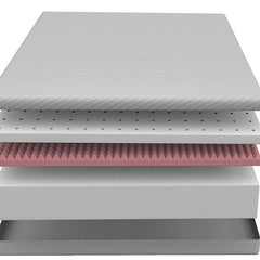 Delphinium White/Gray Cal.King Mattress - Ornate Home