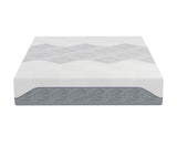 Delphinium White/Gray Cal.King Mattress - Ornate Home