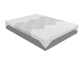 Delphinium White/Gray Full Mattress - Ornate Home
