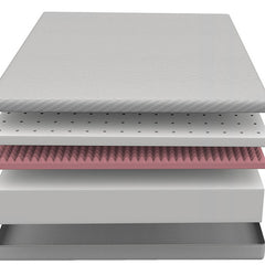 Delphinium White/Gray Full Mattress - Ornate Home