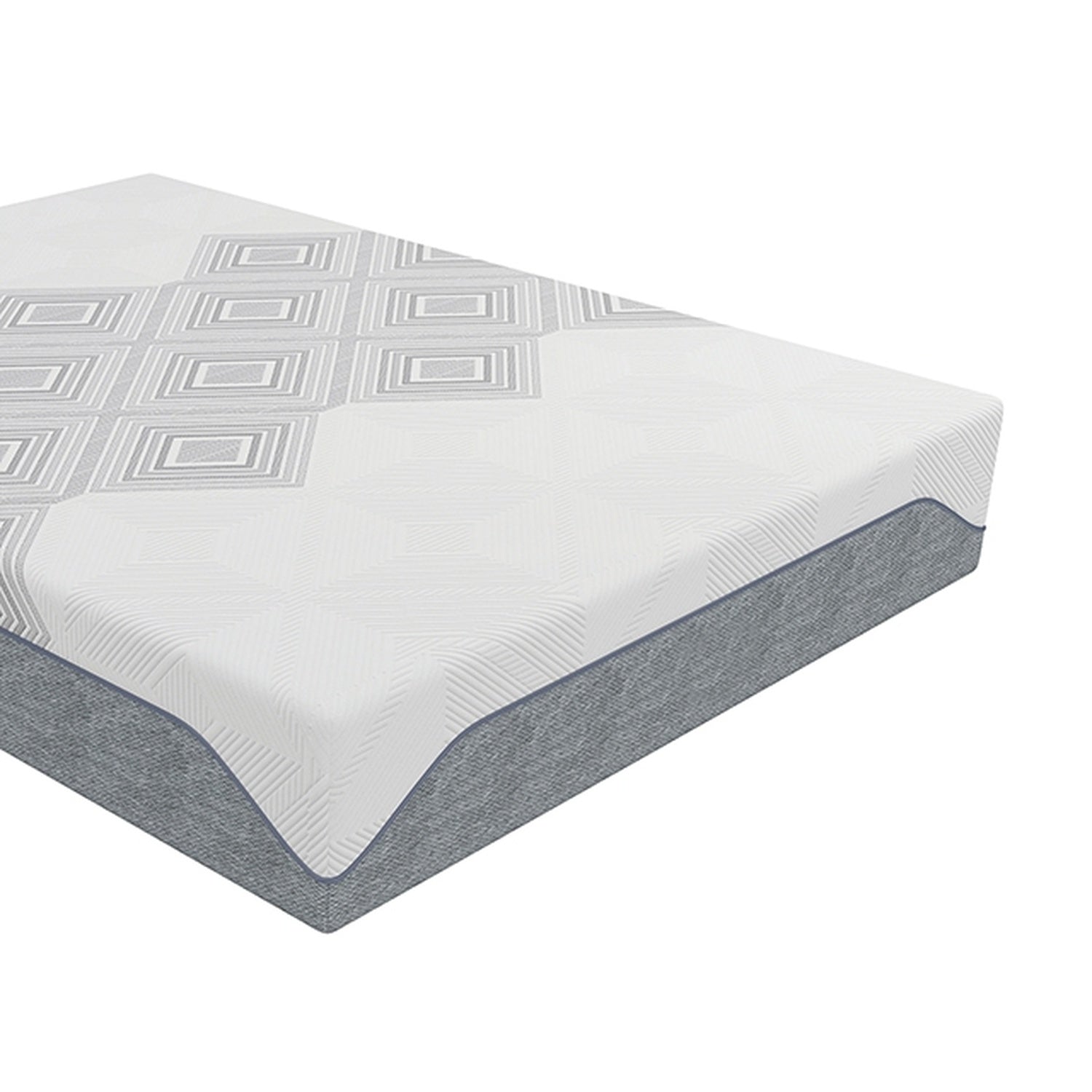 Delphinium White/Gray Full Mattress - Ornate Home