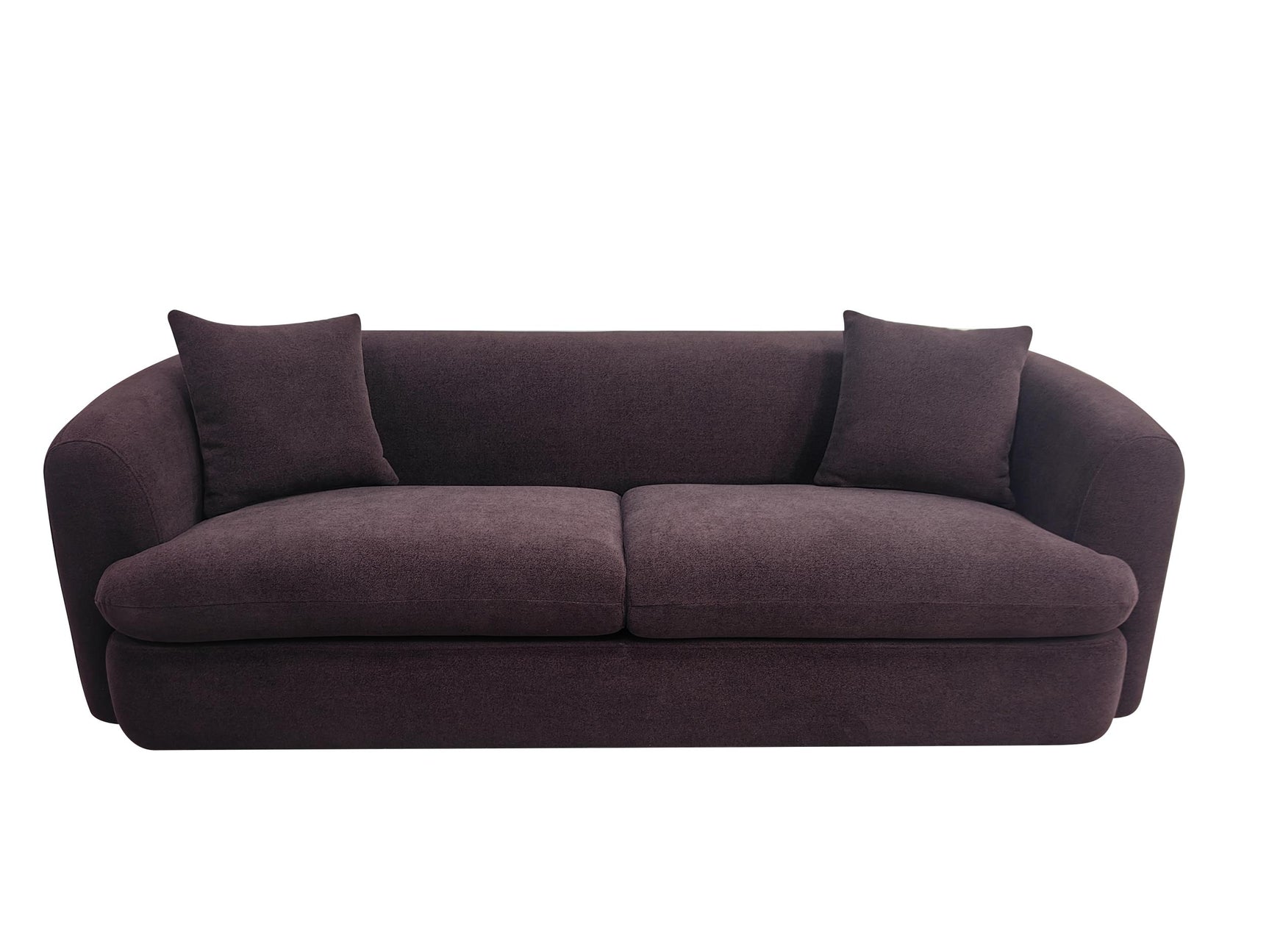 Delroy Aubergine Sofa - Ornate Home