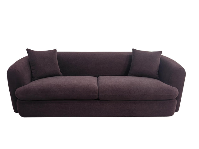 Delroy Aubergine Sofa - Ornate Home