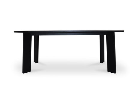 Delta Black Oval Outdoor Dining Table - Ornate Home