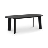 Delta Black Oval Outdoor Dining Table - Ornate Home