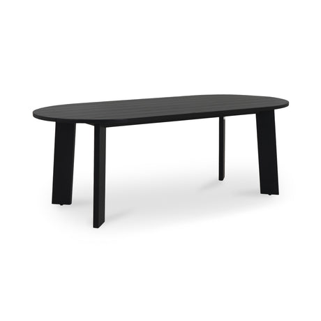 Delta Black Oval Outdoor Dining Table - Ornate Home