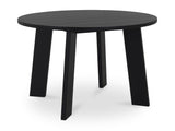 Delta Black Round Outdoor Dining Table - Ornate Home