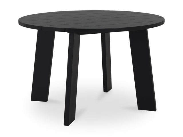 Delta Black Round Outdoor Dining Table - Ornate Home
