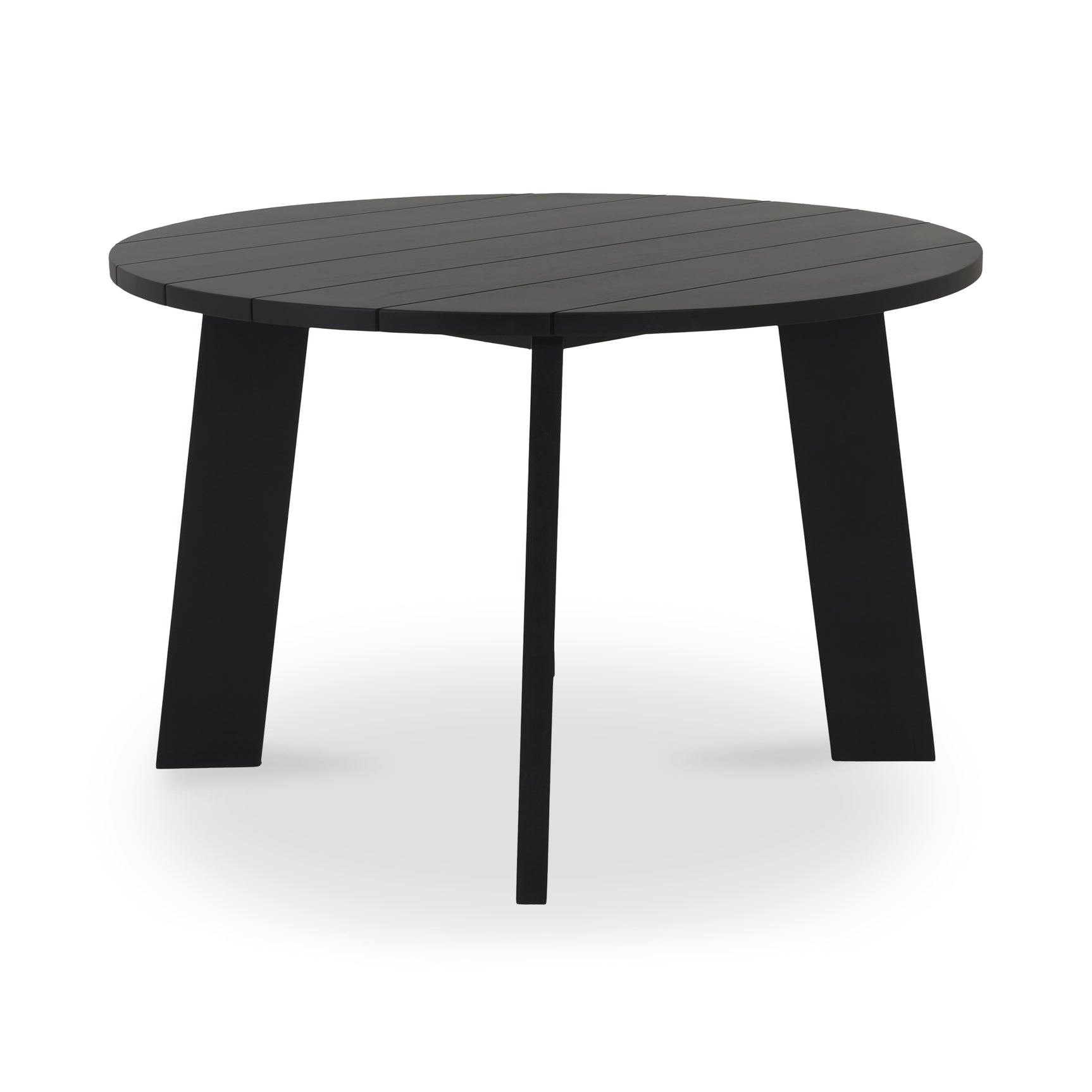 Delta Black Round Outdoor Dining Table - Ornate Home