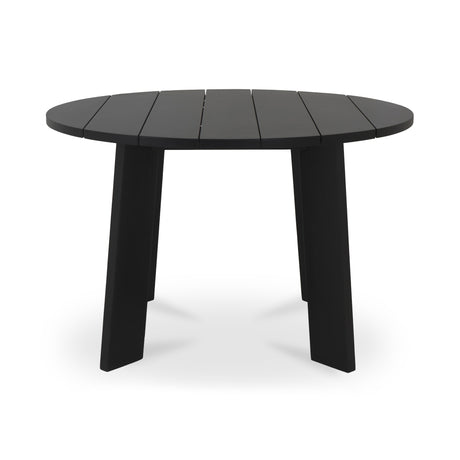 Delta Black Round Outdoor Dining Table - Ornate Home