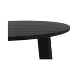 Delta Black Round Outdoor Dining Table - Ornate Home