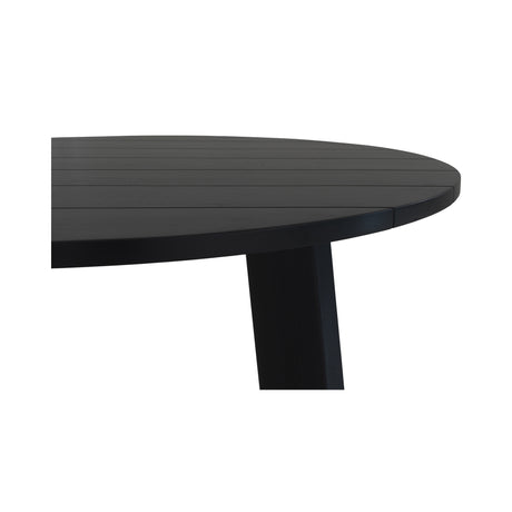 Delta Black Round Outdoor Dining Table - Ornate Home