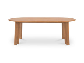 Delta Natural Oval Outdoor Dining Table - Ornate Home
