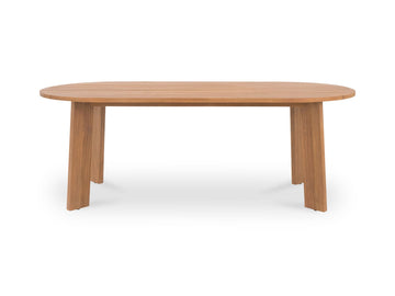 Delta Natural Oval Outdoor Dining Table - Ornate Home