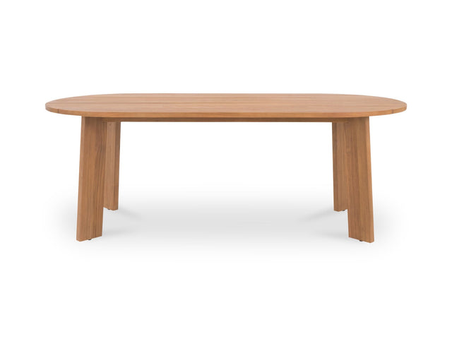 Delta Natural Oval Outdoor Dining Table - Ornate Home